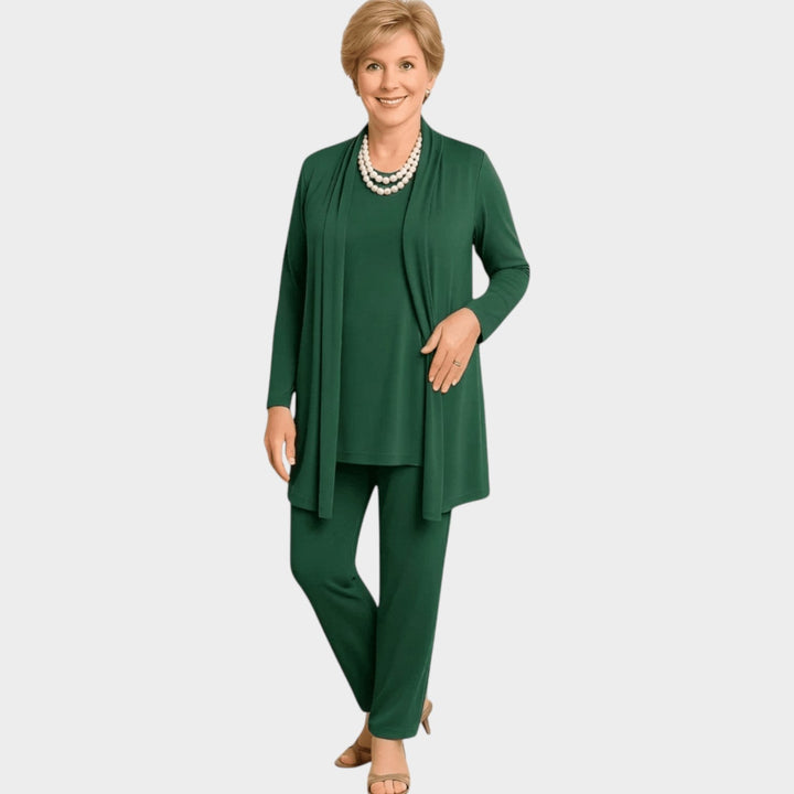 Women's Soft Knit Two-Piece Suit Set