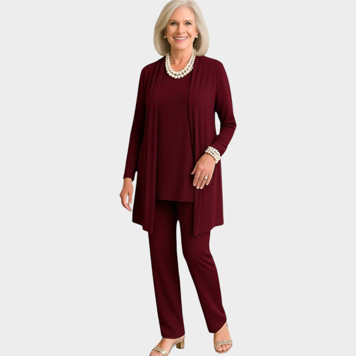 Women's Soft Knit Two-Piece Suit Set