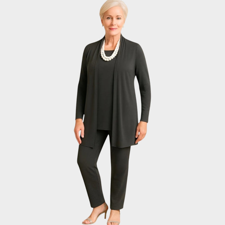 Women's Soft Knit Two-Piece Suit Set