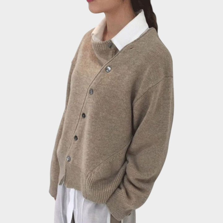 Women's Minimalist Soft Knit Cardigan