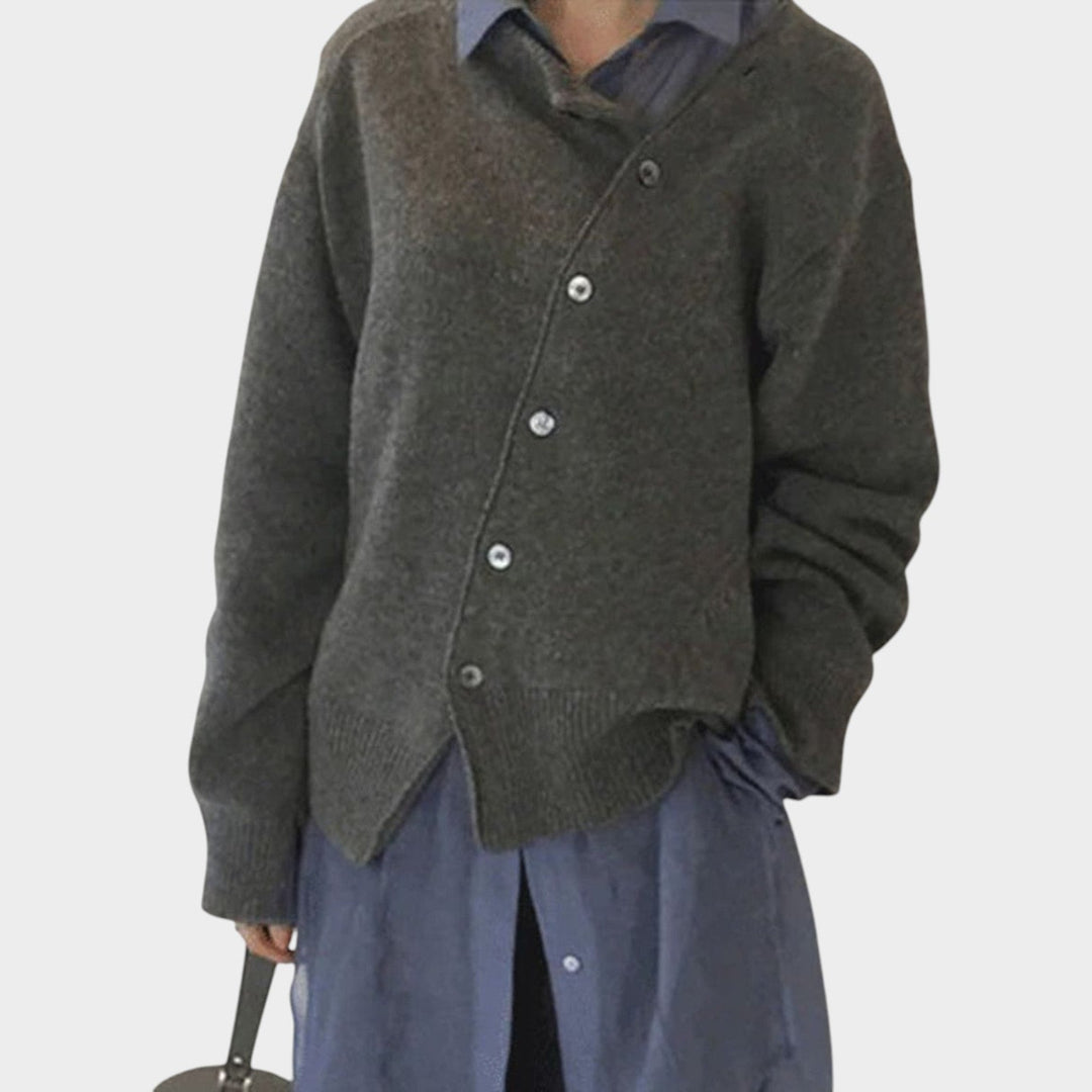 Women's Minimalist Soft Knit Cardigan