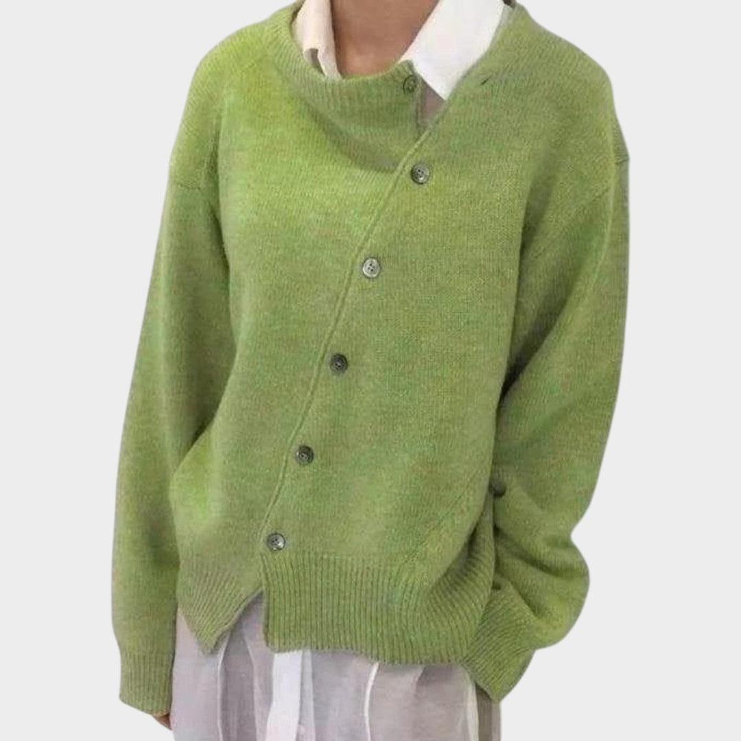 Women's Minimalist Soft Knit Cardigan