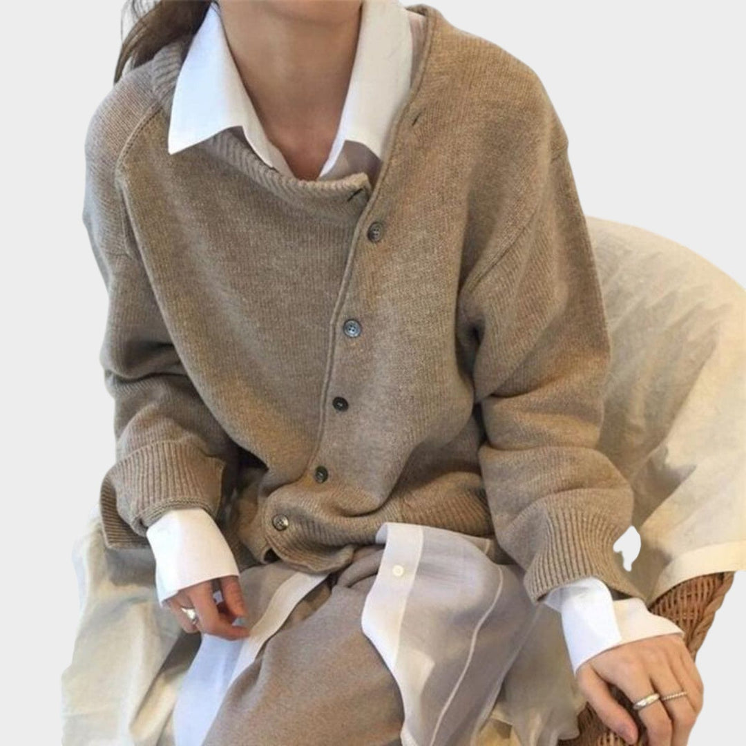 Women's Minimalist Soft Knit Cardigan