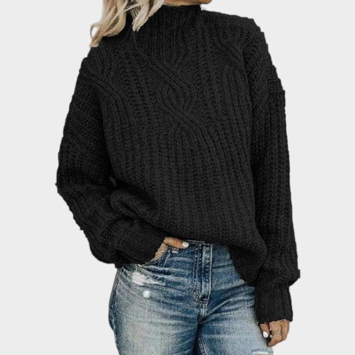 Chunky Cable-Knit Texture Sweater