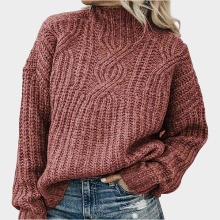 Chunky Cable-Knit Texture Sweater