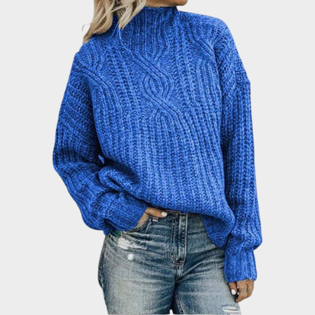 Chunky Cable-Knit Texture Sweater