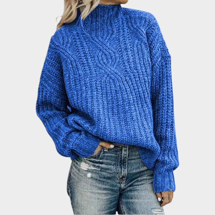 Chunky Cable-Knit Texture Sweater