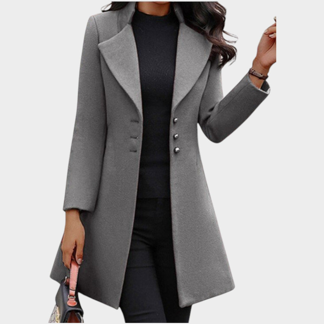 Women's Wool Coat Tailored Fit Timeless Design