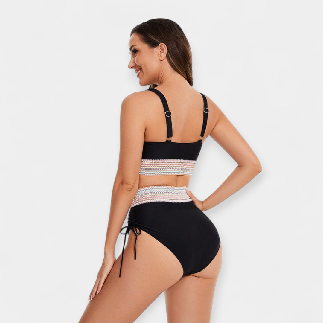 High-Waisted Bikini with Padding
